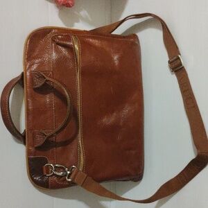 Authentic Chiarugi Genuine Leather Briefcase